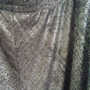 Silver lined skirt